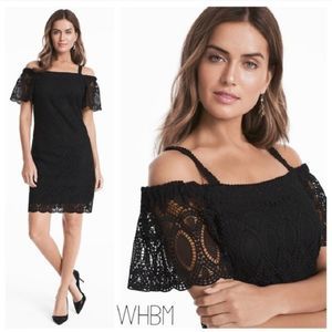 WHBM Black Lace Dress